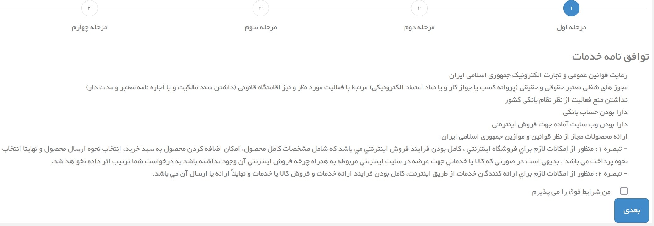 شرایط اخذ درگاه بانک پاسارگاد